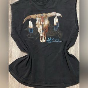 Harley Davidson tank Western logo graphics xl